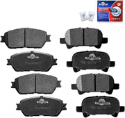Brake Pads For Avalon 2005/2006/2007;Solara 2004/2005/2006/2007/2008;Camry 2005/2006 Brake Kits (Ceramic, Front,Rear/D906,D828)