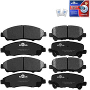 Ceramic Brake Pads For Honda Pilot 2009/2010/2011/2012/2013/2014/2015,ACURA MDX 2007-2013,ACURA ZDX 2010/2011/2012/2013 Brake Kits (Front & Rear/D1280,D1281)