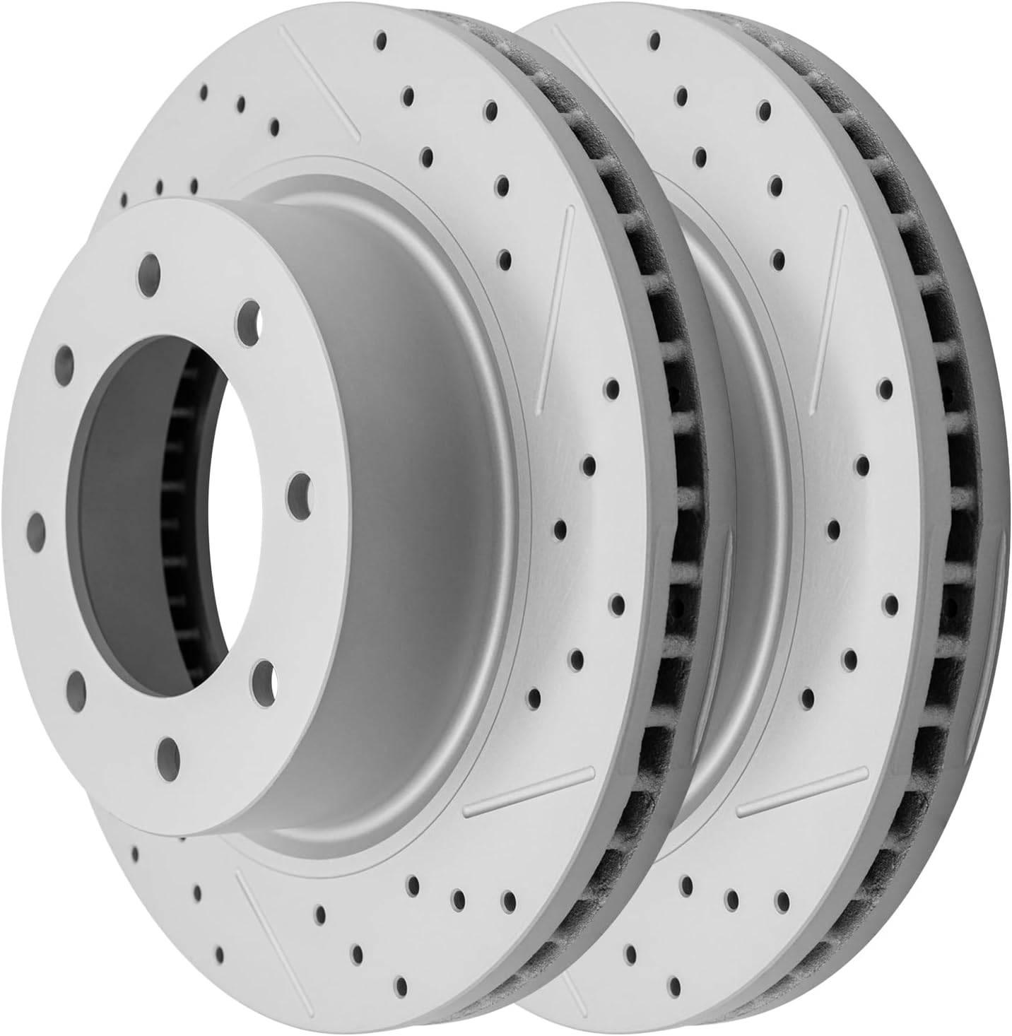 Front Drilled and Slotted Disc Brake Rotors for Nissan Nv1500 Nv2500 Nv3500 2012-2021