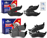 Brake Replacement for 1998-2003 MERCEDES BENZ ML320 2003 2004 2005 MERCEDES BENZ ML350 Brake Pads Are Right Dimensions by DOT Certified Mechanic Reviewed!