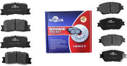 Front & Rear Ceramic Brake Pads D908,D885 for CAMRY 2002-2006 Models