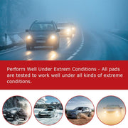 Brake Pads For ESCALADE/ESV/SUBURBAN 1500/TAHOE/YUKON/YUKON XL 1500 2008-2014,ESCALADE EXT/AVALANCHE 2008-2013,SILVERADO 1500/SIERRA 1500 2007-2013 Brake Kits (‎Front,Rear/D1363,D1194)