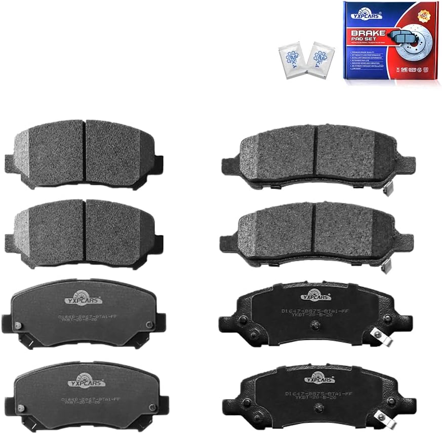 Brake Pads For DODGE DART 2013/2014/2015/2016 Brake Kits (‎Front,Rear/D1640,D1647)