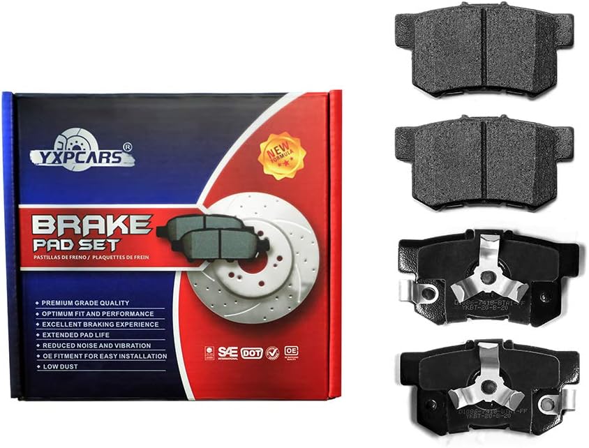 Front & Rear Ceramic Brake Pads D1521,D1086 for HONDA CR-V 2007-2011 All Models
