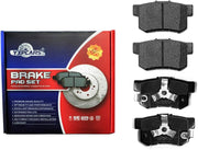 Front & Rear Ceramic Brake Pads D1521,D1086 for HONDA CR-V 2007-2011 All Models