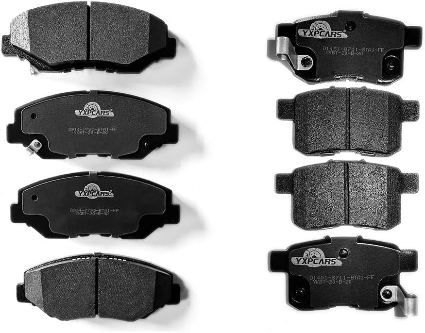 Front and Rear Ceramic Brake Pads for HONDA ACCORD 2013-2014 LX/LX-S Only