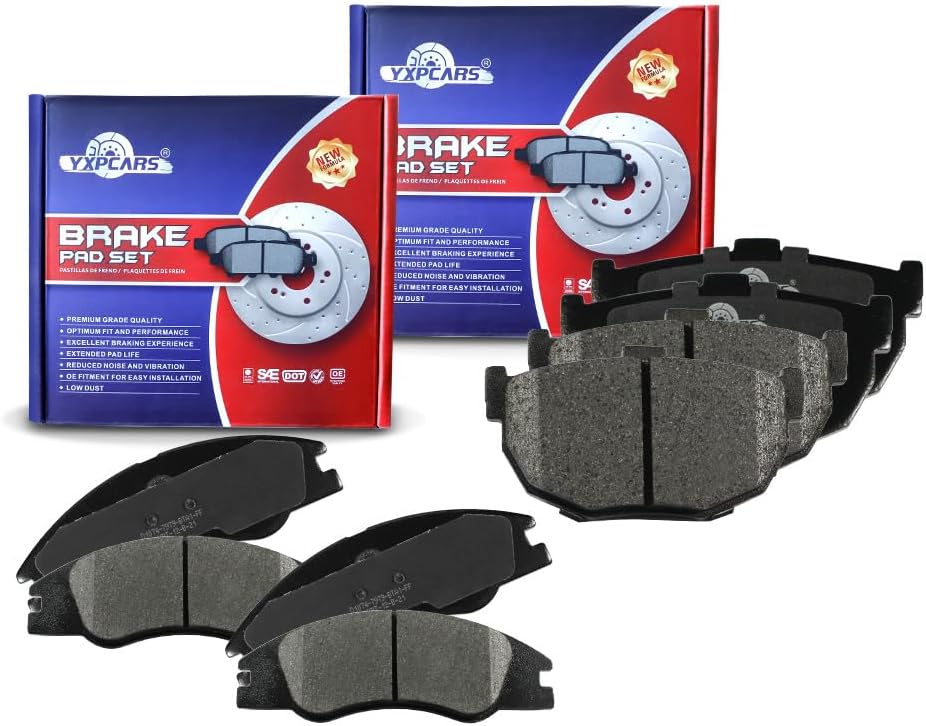 Vehicle Brake Pad for KIA SPECTRA 2004 2005 2006 2007 2008 2009 Brake Pads Are Works Great,Right Dimensions by DOT Certified Mechanic Reviewed!
