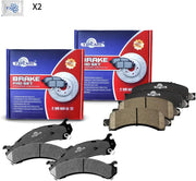 Brake Replacement for 2003-2011 2012 2013 2014 2015 2016 2017 2018 2019 2020 EXPRESS 2500 3500 GMC SAVANA 2500 3500 Brake Pads Are Right Dimensions by DOT Certified Mechanic Reviewed!