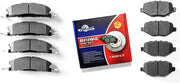 Front & Rear Ceramic Brake Pads D1611,D1612 for FORD EXPLORER/Heavy Duty/FLEX 2013/2014/POLICE INTERCEPTOR SEDAN/UTILITY 2013-2016/2017/TAURUS 2013-2017/LINCOLN MKS 2013-2014/MKT 2013-2017