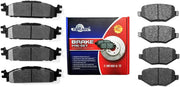 Front and Rear Brake Pads for FORD EXPLORER 2011-2017/FORD FLEX 2009-2019/TAURUS 2010-2019/LINCOLN MKS 2011/MKT 2010-2014