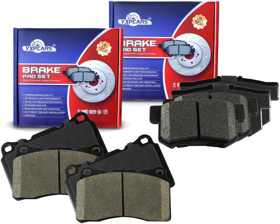 Vehicle Brake Pad for 2007 2008 Acur TL Type-S Brake Pads Are Works Great,Right Dimensions by DOT Certified Mechanic Reviewed!