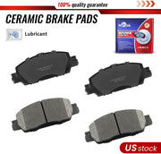 Vehicle Brake Pad for 2016 2017 Honda Accord Brake Pads (LX-S Trim) Are Works Great,Right Dimensions by DOT Certified Mechanic Reviewed!
