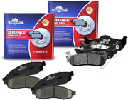Brake Pads for 2004 2005 2006 QX56 Armada Pathfinder Armada 2004 2005 2006 2007 TITAN Brake Pads Are Works Great,Right Dimensions by DOT Certified Mechanic Reviewed!