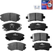 Brake Pads For Malibu 2013/2014/2015,Impala 2014,Buick Regal 2011/2012/2013/2014,Buick LaCrosse 2010/2011/2012/2013/2014 Brake Kits (Ceramic Front,Rear/D924,D1430)