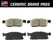 Brake Pads/Shoes for 2015/2016/2017/2018/2019/2020/2021 Ford Edge,2016/2017/2018 Lincoln MKX,2019/2020 Lincoln Nautilus Brake Kits(‎Front & Rear/D1818 D1665)
