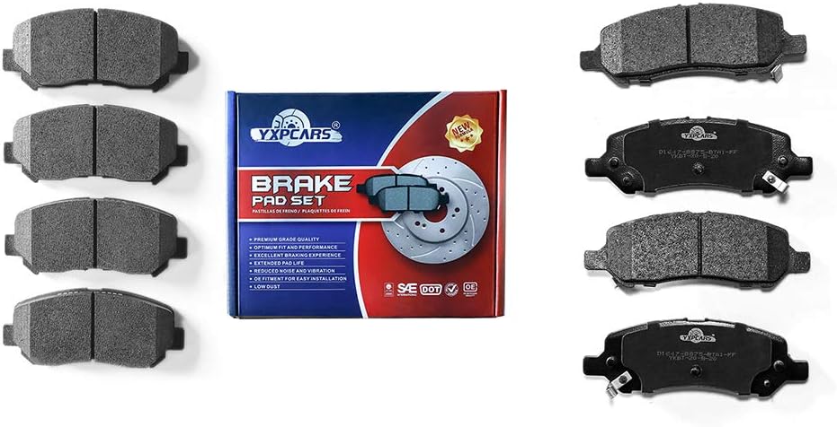 Front & Rear Ceramic Brake Pads D1640,D1647 for DODGE DART 2013/2014/2015//2016 All Models