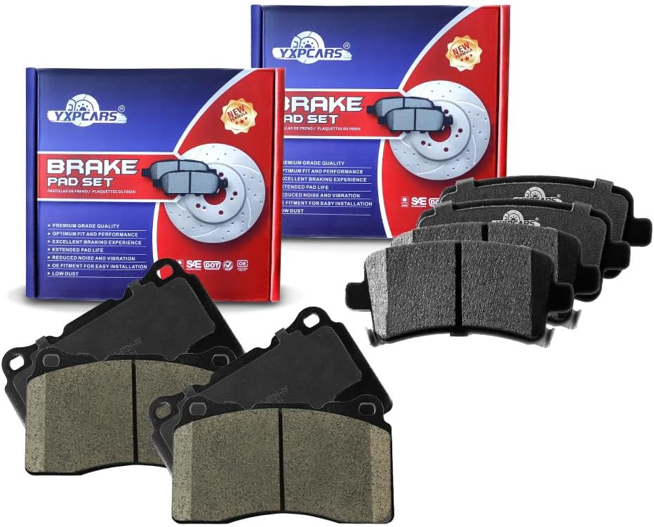 Vehicle Brake Pad for 2013 2015 2016 BUICK REGAL,2011 SAAB 9-5 Brake Pads Are Works Great,Right Dimensions by DOT Certified Mechanic Reviewed!
