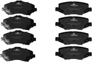 Front & Rear Ceramic Brake Pads D1273,D1274 for JEEP WRANGLER 2007/2008/2009/2010/2011/2012/2013/2014/2015/2016/2017 All Models
