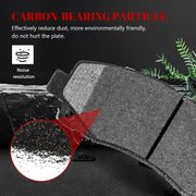 Front and Rear Ceramic Disc Brake Pads Set Replacement for Nissan Altima 2013 2014 2015 2016 2017 2018 2018 2019 2020 2021 2022, for Leaf 2014-2017