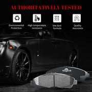 Ceramic Disc Brake Pads Set Front and Rear Replacement for Buick Enclave 2018-2020, for Cadillac Xt5 2017-2020/ Xt6 2020, for Chevry Blazer 2019-2020/ Traverse 2018 2019, for Gmc Acadia 2017-2020