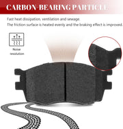 Ceramic Disc Brake Pads Set Front and Rear Replacement for Hyundai Accent 2011