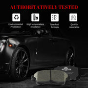 Front and Rear Ceramic Disc Brake Pads Set Replacement for Toyota Camry 1992 1993 1994 1995 1996 1997 1998 1999 L4 2.2L with Rear Disc Brakes