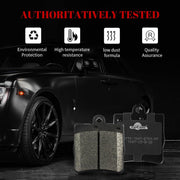 Ceramic Disc Brake Pads Set Rear Replacement for Mercedes-Benz C230 2002 2003 2004 2005/ C240 2001-2005/ Slk280 2006 2007 2008/ Slk300 2009 2010 2011
