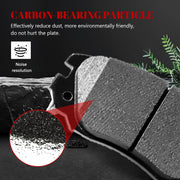 Front and Rear Ceramic Disc Brake Pads Set Replacement for 2010 2011 2012 2013 2014 2015 2016 2017 Chevy Equinox Gmc Terrain