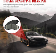 Ceramic Disc Brake Pads Set Front Replacement for Honda Civic 2012 Gx/Civic 2013-2014 Natural Gas