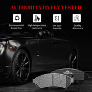 Front and Rear Ceramic Disc Brake Pads Set for Buick Terraza 2005-2007,for Chevy Uplander 2005-2009, for Pontiac Montana 2005-2009, for Saturn Relay 2005-2007, for Vpg Mv-1 2011-2012