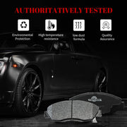 Front and Rear Ceramic Disc Brake Pads Set Replacement for Honda Civic 2002 2003 2004 2005 2006 2007 2008 2009 2010 2011 Accord 1998-2002, for Acura El 2001-2005