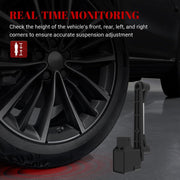 Air Suspension Rear Height Sensors, Ride Headlight Level Sensor for Land Rover Discovery 1999 2000 2001 2002 2003 2004/ Range Rover 2003-2005 Parts# RQH100030