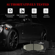 Front and Rear Ceramic Disc Brake Pads Set Replacement for Le-xus Es300H 2013-2018 Es350 2007-2018, for Toyo-ta Camry 2007-2017 Avalon 2008 2009 2010 2011 2012 2013 2014 2015 2016 2017 2018