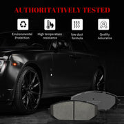 Ceramic Disc Brake Pads Set Front Replacement for Jeep Cherokee 2016 2017 2018 2019 2020 2021 2022 with Dual Piston Calipers/Cherokee 2023