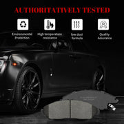 Ceramic Disc Brake Pads Set Front and Rear for Acura Mdx 2014 - 2016, for Honda Pilot 2016-2021/ Ridgeline 2017 - 2020