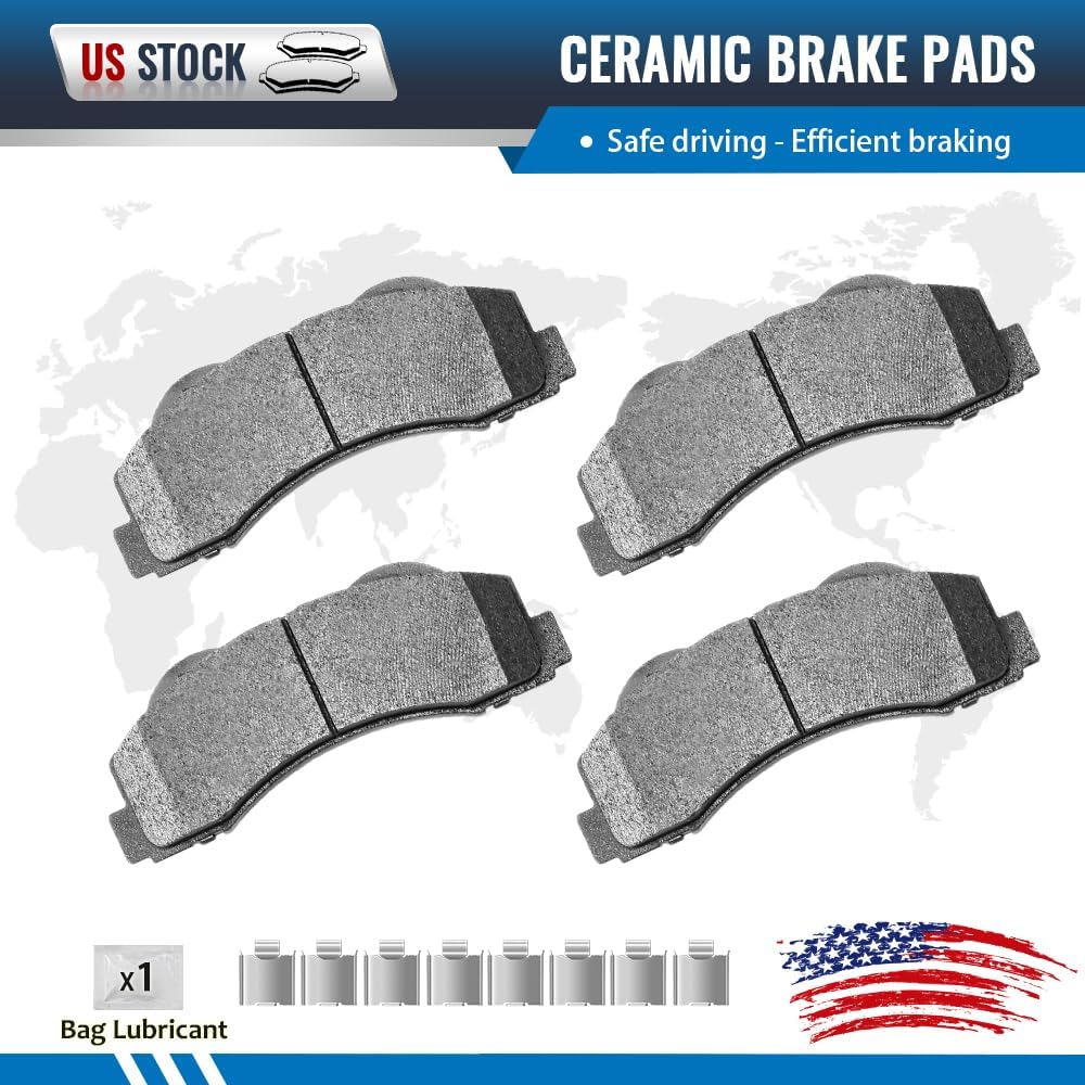 Brake Replacement for 2010 2011 FORD F-150 Brake Pads Are Works Great,Right Dimensions by DOT Certified Mechanic Reviewed!