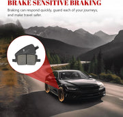 Ceramic Disc Brake Pads Set Front and Rear for Buick Enclave 2018-2019 4Wd, for Cadillac Xt5 2017-2020