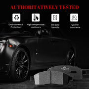 Front and Rear Ceramic Disc Brake Pads Set Replacement for Ford F-150 2004 2005 2006 2007 2008 2009, for Lincoln Mark Lt 2006-2008