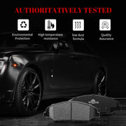 Front and Rear Ceramic Disc Brake Pads Set Replacement for Cadillac Cts 2008 2009 2010 2011 2012 2013 2014