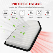 Engine Air Filter Automotive for My Car for Jeep Wrangler 2007 2008 2009 2010 2011 2012 2013 2014 2015 2016 2017/ Wrangler JK 2018
