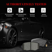 Ceramic Disc Brake Pads Set Rear Replacement for Chrysler 200 2015-2017, for Jeep Cherokee 2014 2015 2016 2017 2018 2019 2020 2021 2022 2023