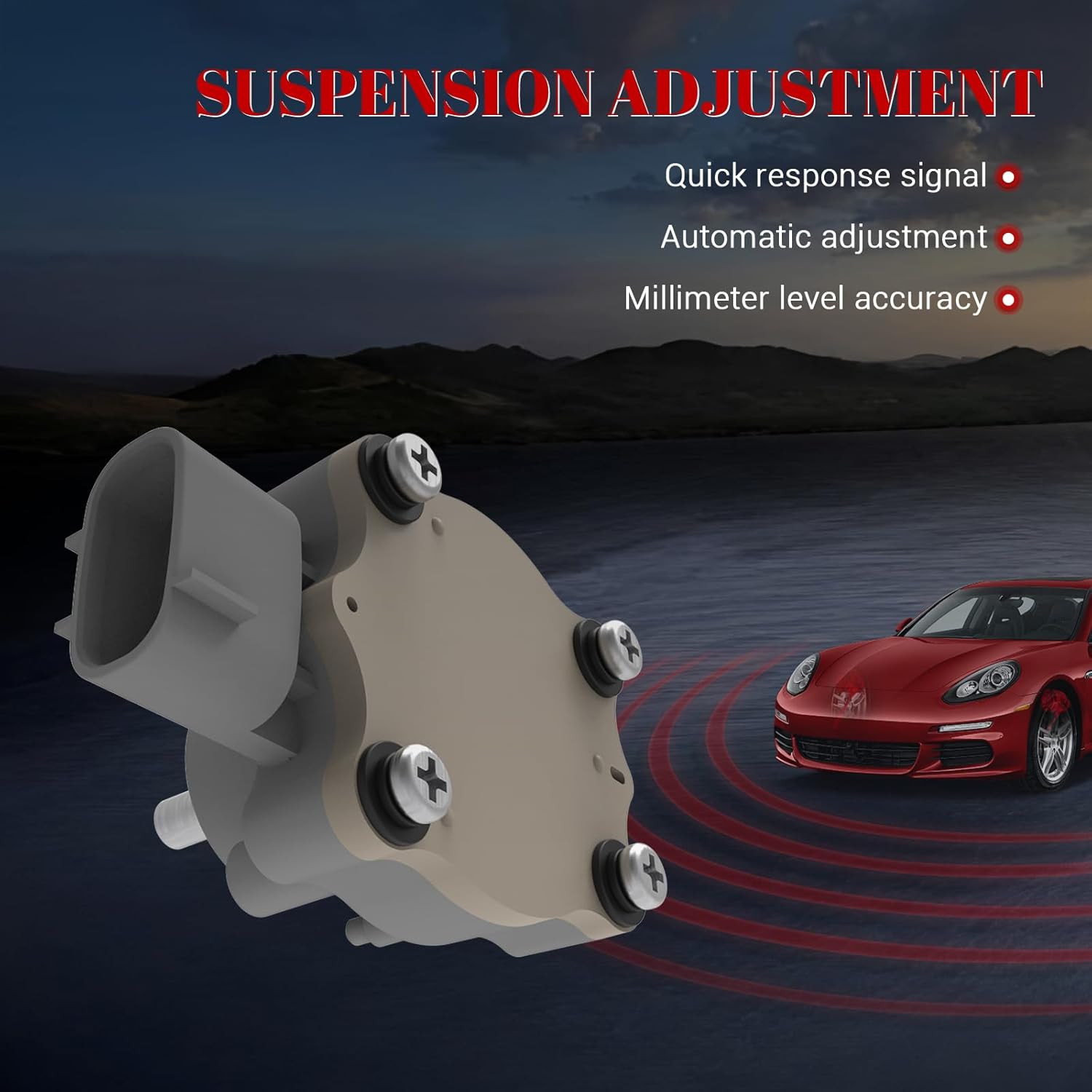 Air Suspension Rear Height Sensors, Ride Headlight Level Sensor V8 4.7L for Lexus GX470 2003-2009, for Toyota 4Runner 2003 2004 2005 2006 2007 2008 2009 Parts# 8940860011