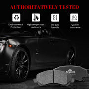 Ceramic Disc Brake Pads Set Front and Rear Replacement for Mitsubishi Outlander 2017 2018 2019 2020
