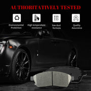 Front and Rear Ceramic Disc Brake Pads Set Replacement for Cadillac Srx 2010 2011 2012 2013 2014 2015 201, for Saab 9-4X 2011