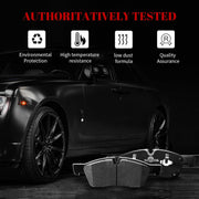 Front and Rear Ceramic Disc Brake Pads Set Replacement for 2013 Jx35 2014 2015 2016 2017 2018 2019 Qx60 2015-2020 Mura-no 2013-2019 Pathfinder