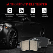 Ceramic Disc Brake Pads Set Front and Rear Replacement for Chevry Bolt EUV 2022 LT/Bolt EV 2017 2018 2019 2020 2021 2022 2023/ Cruze 2016-2019/ Volt 2016-2019