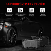 Front and Rear Ceramic Disc Brake Pads Set for Lexus Lx570 2008-2021, for Toyota Tundra 2007-2021 Land Cruiser/Sequoia 2008 2009 2010 2011 2012 013 2014 2015 2016 2017 2018 2019 2020 2021