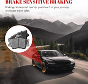 Ceramic Disc Brake Pads Set Rear for Toyota Camry 2007-2011/ Avalon 2008 2009 2010 2011 2012 2013 2014 2015-2018/ Rav4 2016-2017 Le, for LEXUS HS250H 2010-2012/ ES300h 2013-2018/ ES350 2007-2018