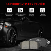 Ceramic Disc Brake Pads Set Front and Rear for Subaru Crosstrek Forester 2019 - 2022, for Subaru Legacy Outback 2020-2022