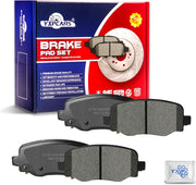 Ceramic Disc Brake Pads Set Rear Replacement for Chrysler 200 2015-2017, for Jeep Cherokee 2014 2015 2016 2017 2018 2019 2020 2021 2022 2023